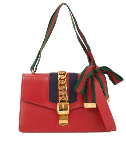 Small Sylvie Shoulder Bag, front view
